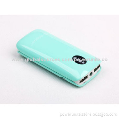 High-security Protection Dual-USB Port Power Bank for Mobile Phones, with 4,400mAh, 5V/1.0A Input